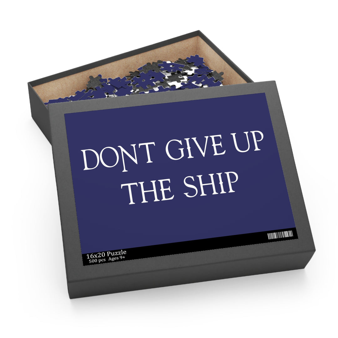 Don't Give Up The Ship Flag Puzzle (120, 252, 500-Piece)