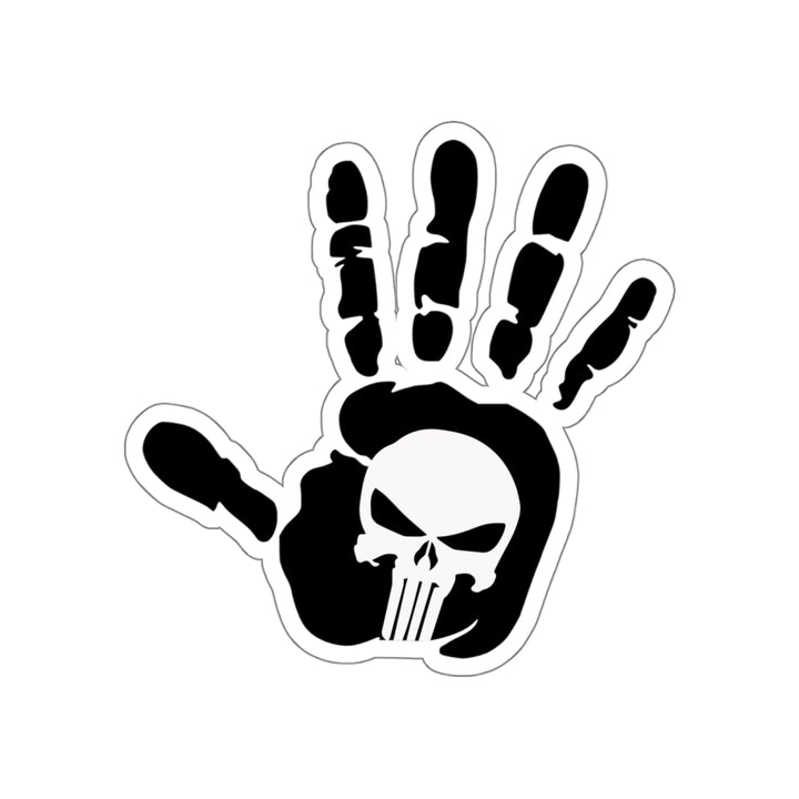 Punisher Handprint Decal (indoor and outdoor use)