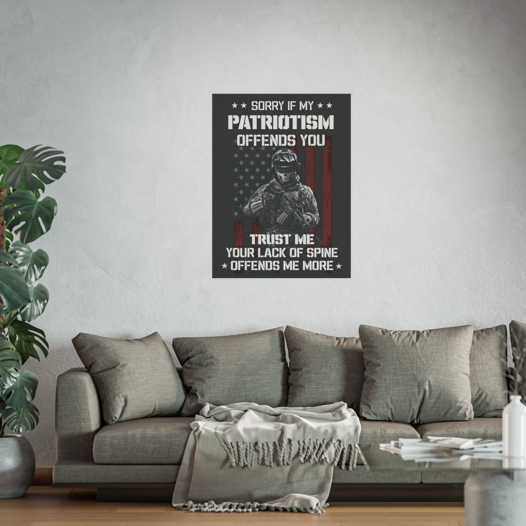 American Soldier Patriotism Poster "Trust Me" (Jumbo-sized)