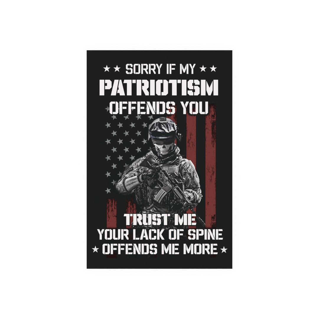 American Soldier Patriotism Poster "Trust Me" (Jumbo-sized)