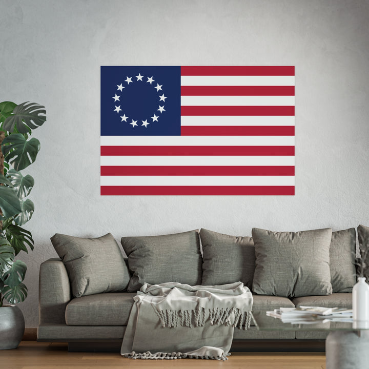 Betsy Ross Flag Poster (Jumbo-sized)