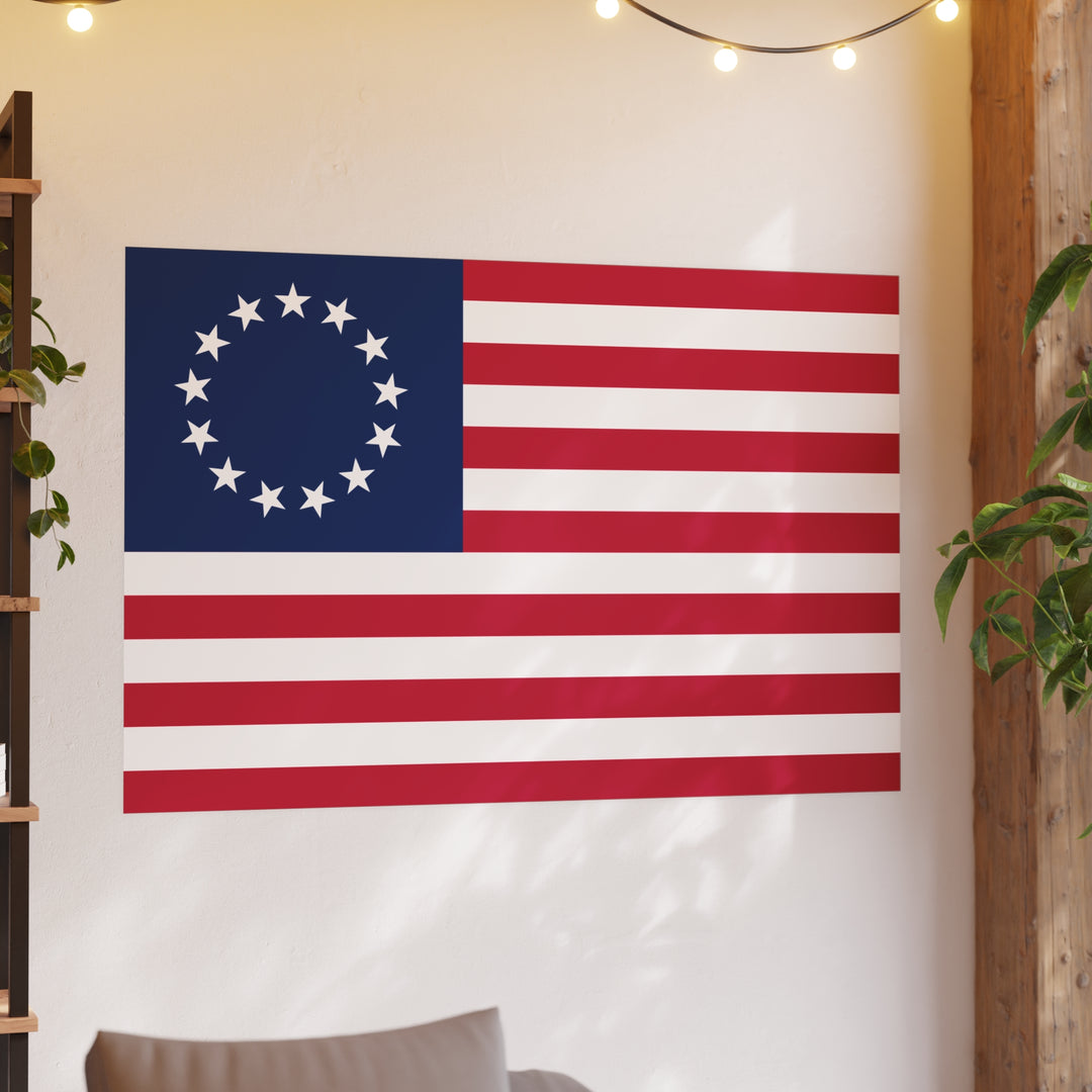 Betsy Ross Flag Poster (Jumbo-sized)