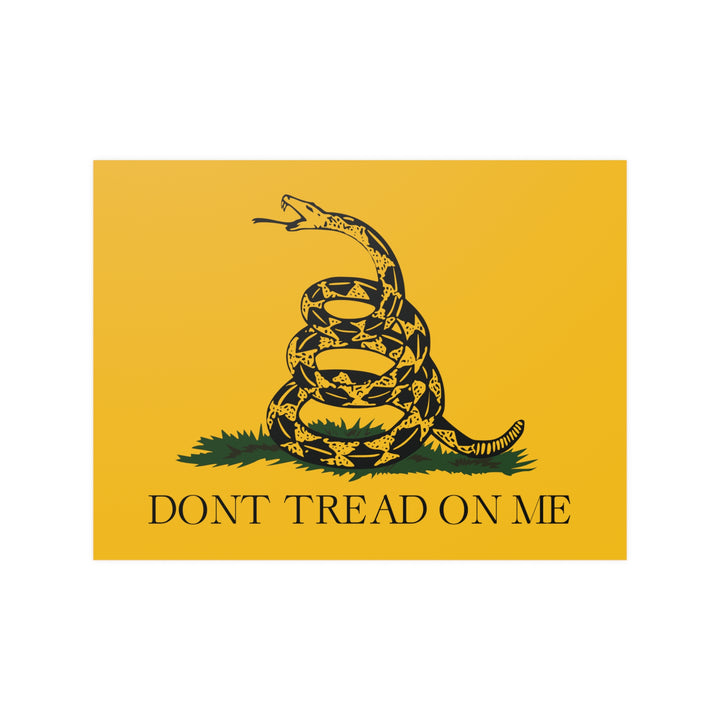 Gadsden Flag Poster "Don't Tread On Me"