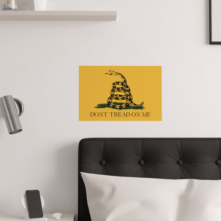 Gadsden Flag Poster "Don't Tread On Me"