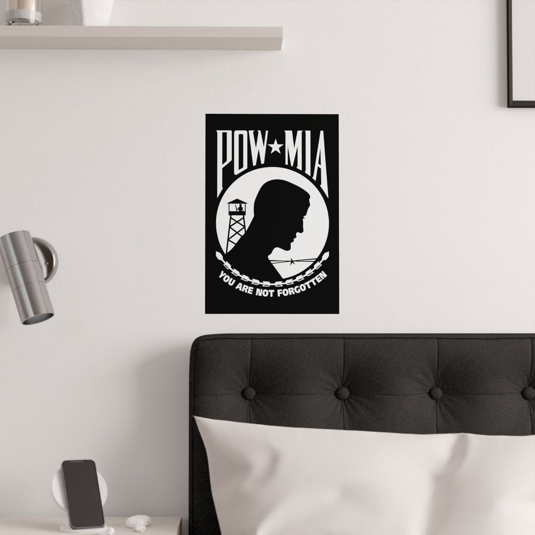 POW-MIA Poster "You Are Not Forgotten"