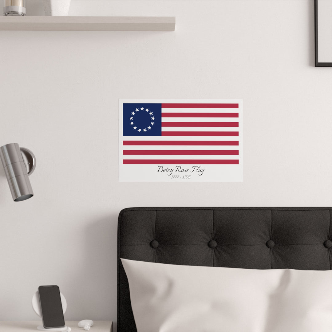 Betsy Ross Flag Poster 1777 - 1795