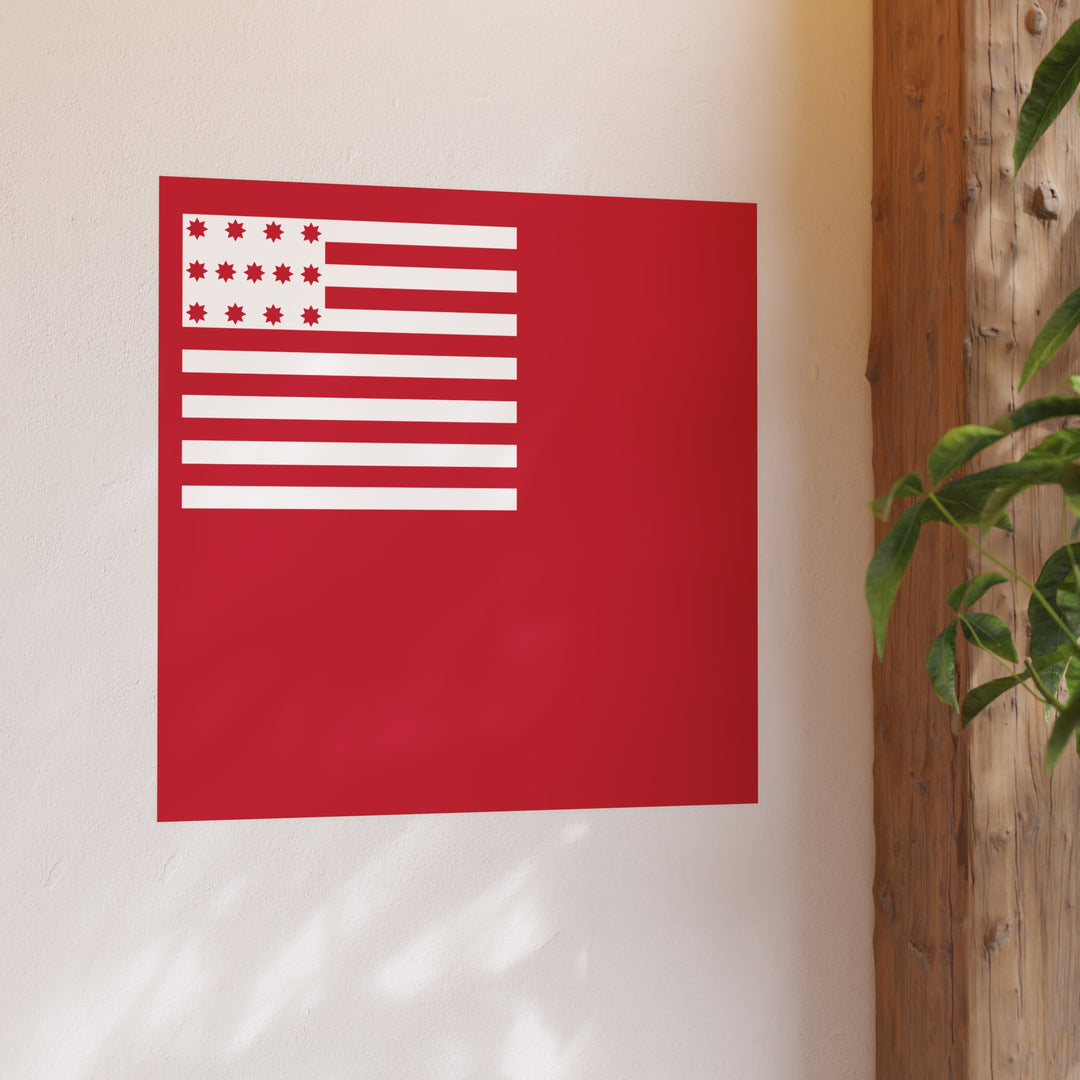 Brandywine Flag Poster (Medium) to (Jumbo-sized)