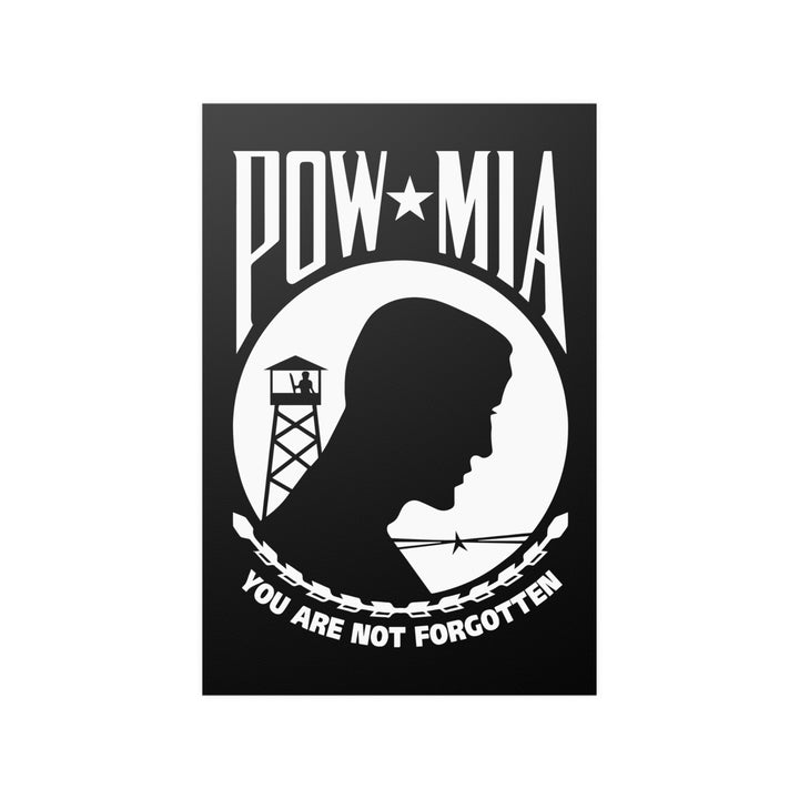 POW-MIA Poster "You Are Not Forgotten"