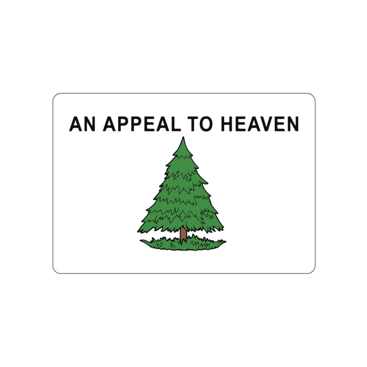 Appeal To Heaven Flag Decal Sticker (indoor and outdoor use)