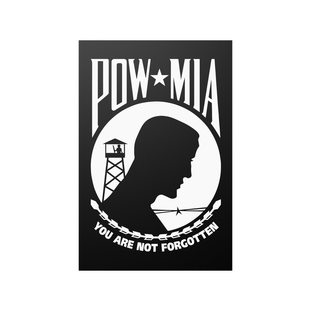 POW-MIA Poster "You Are Not Forgotten"