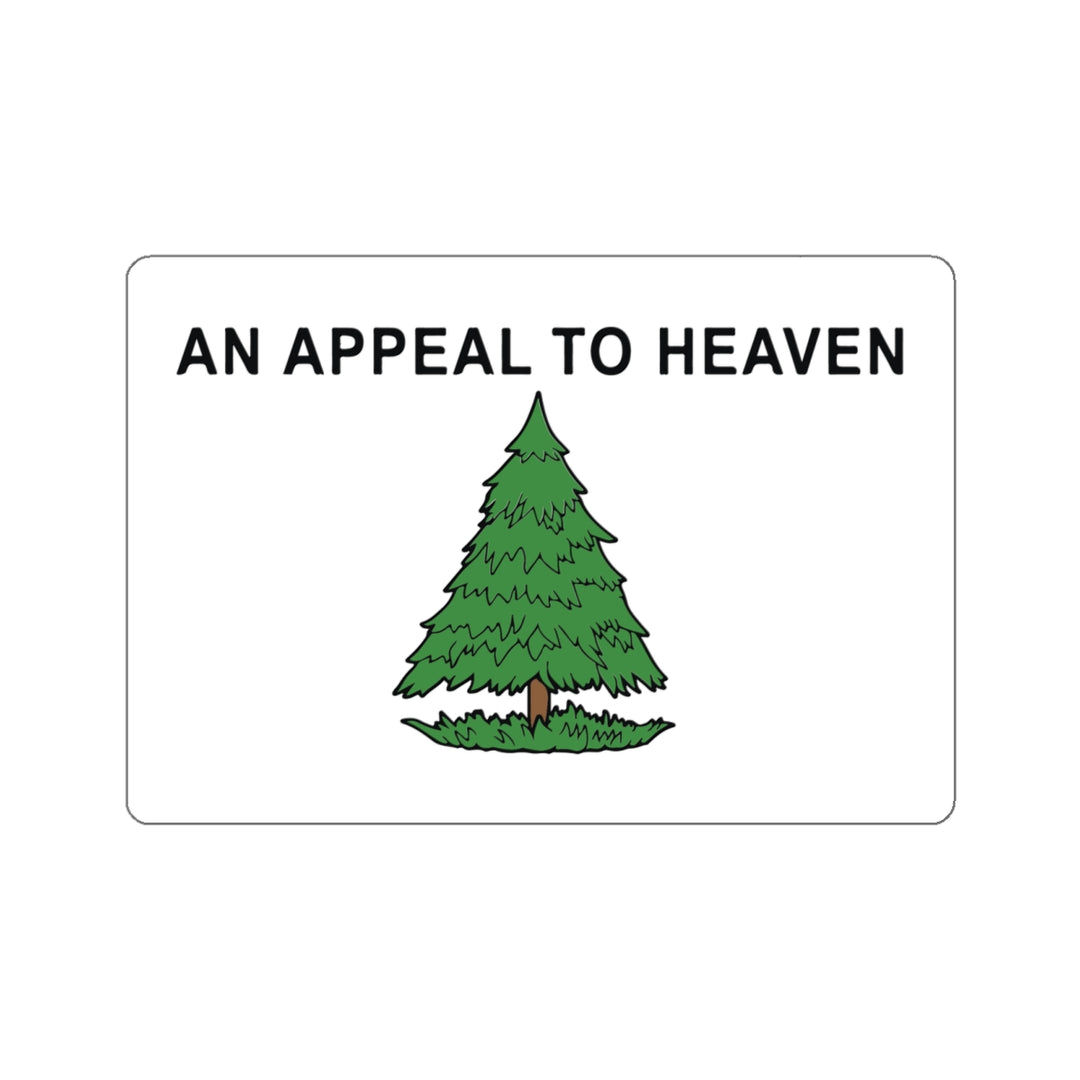 Appeal To Heaven Flag Decal Sticker (indoor and outdoor use)