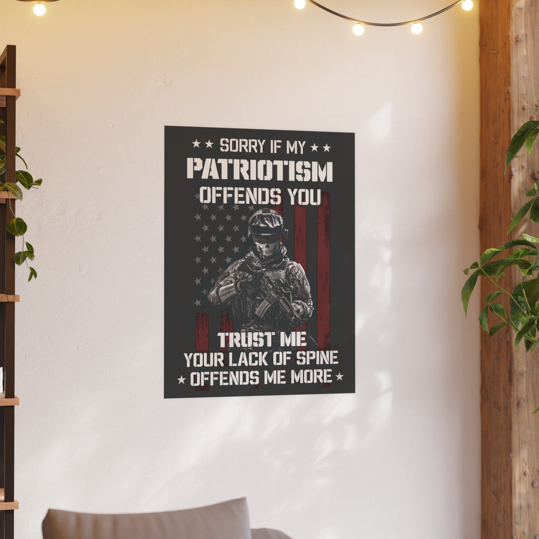 American Soldier Patriotism Poster "Trust Me" (Jumbo-sized)