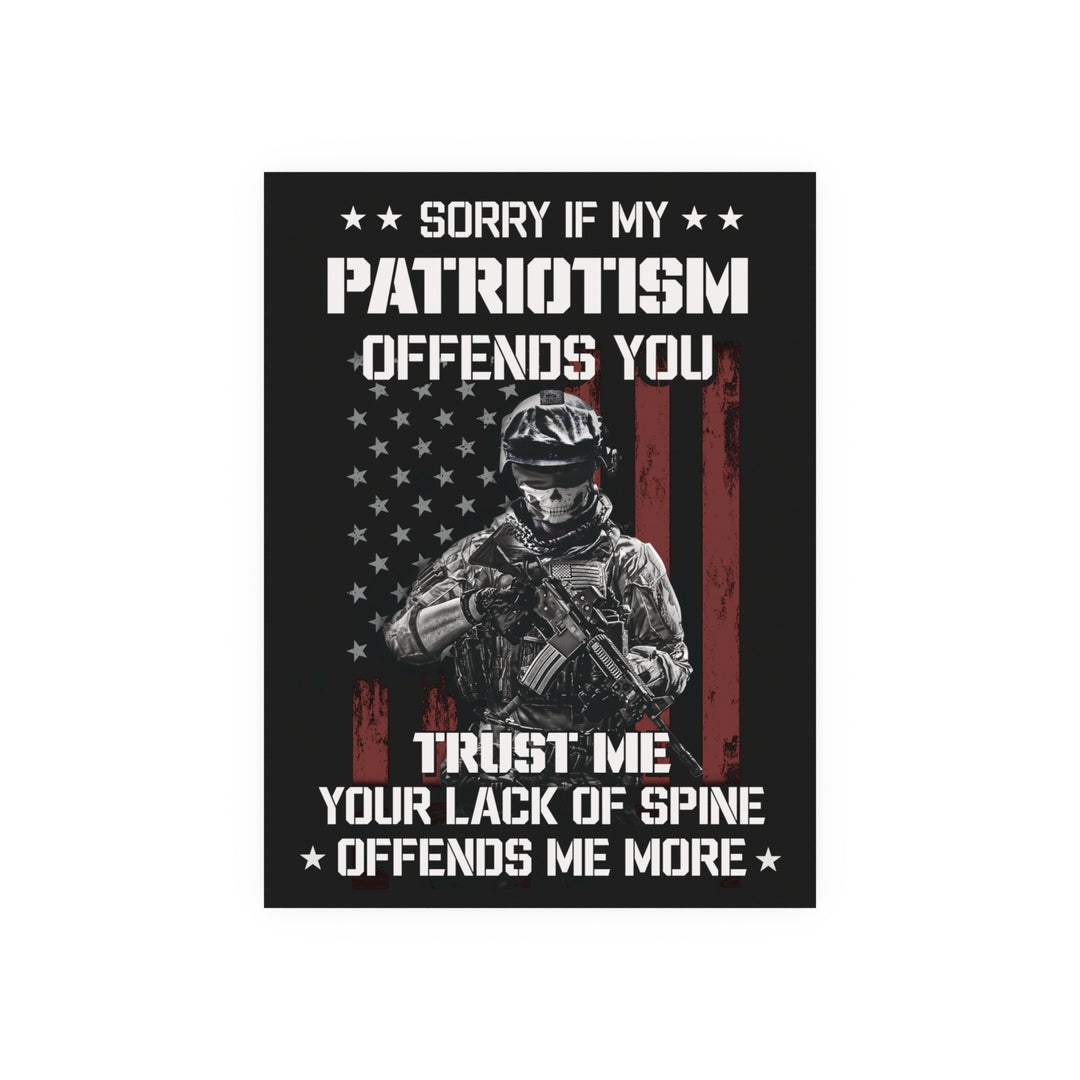 American Soldier Patriotism Poster "Trust Me" (Jumbo-sized)