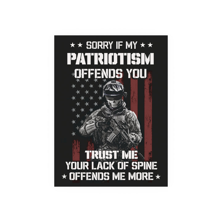 American Soldier Patriotism Poster "Trust Me" (Jumbo-sized)