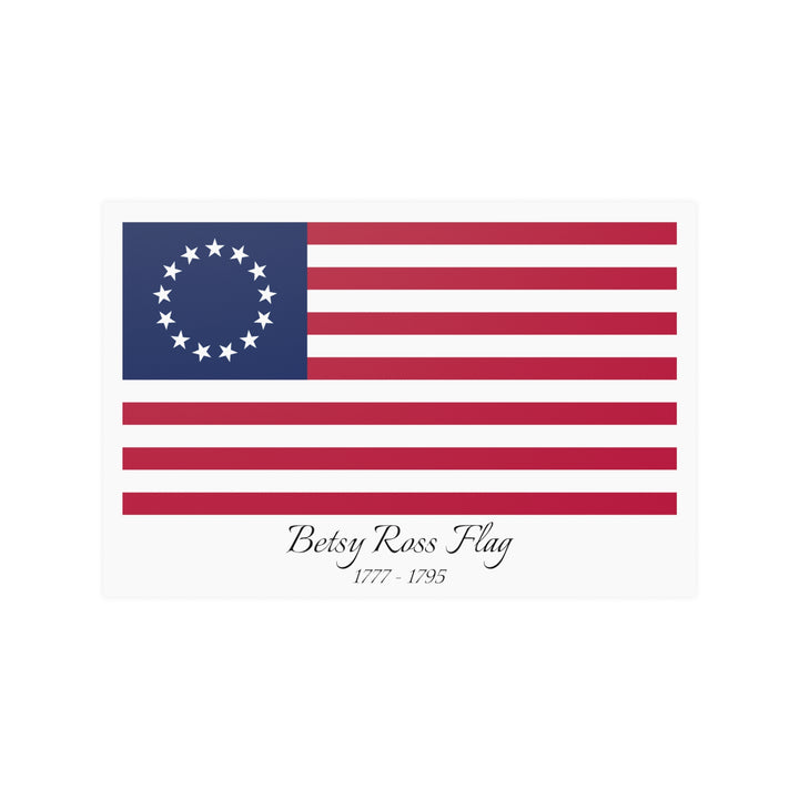 Betsy Ross Flag Poster 1777 - 1795