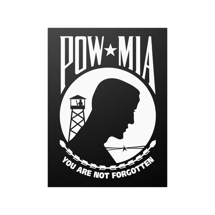 POW-MIA Poster "You Are Not Forgotten"