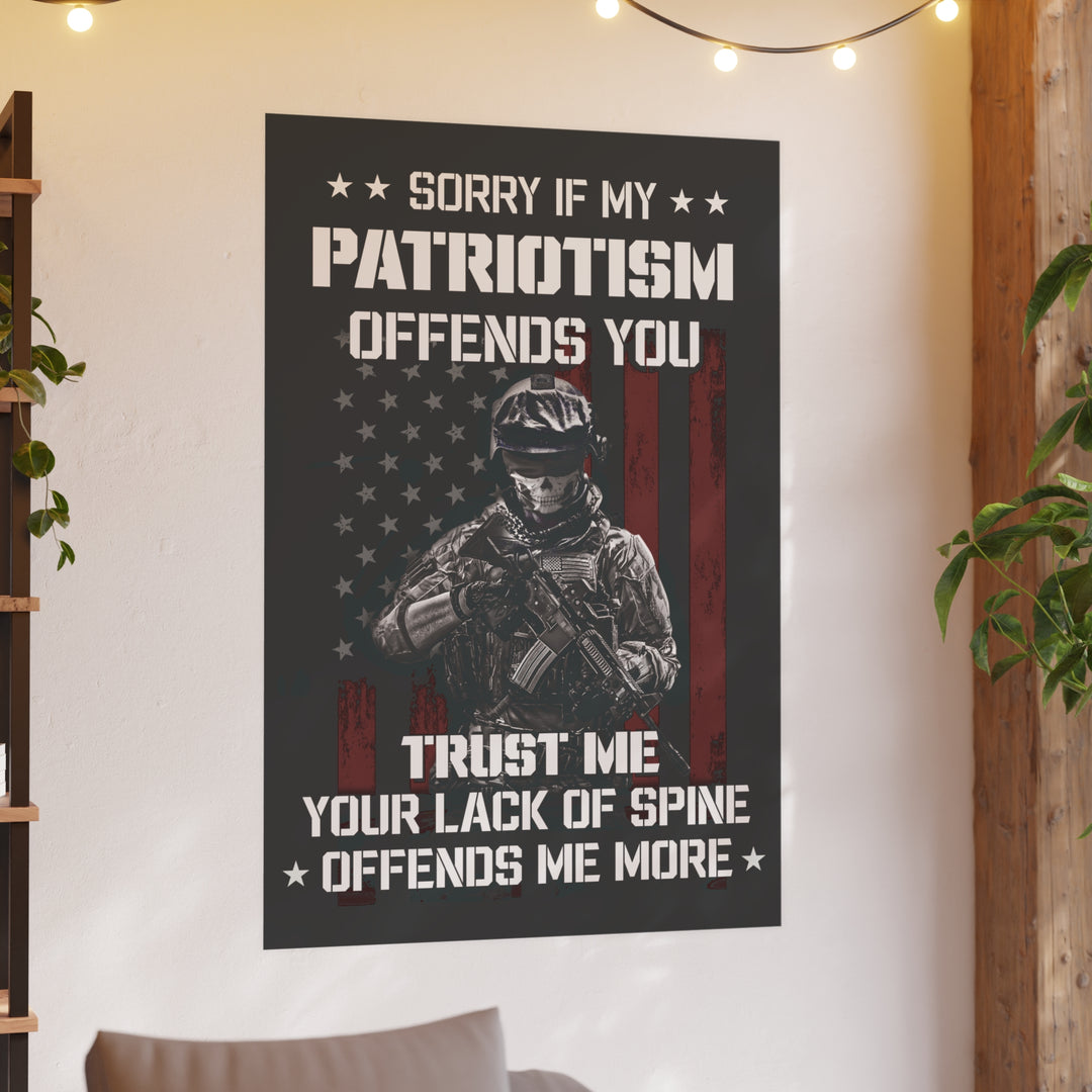 American Soldier Patriotism Poster "Trust Me" (Jumbo-sized)