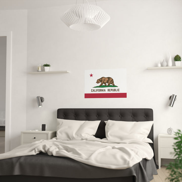 California State Flag Poster