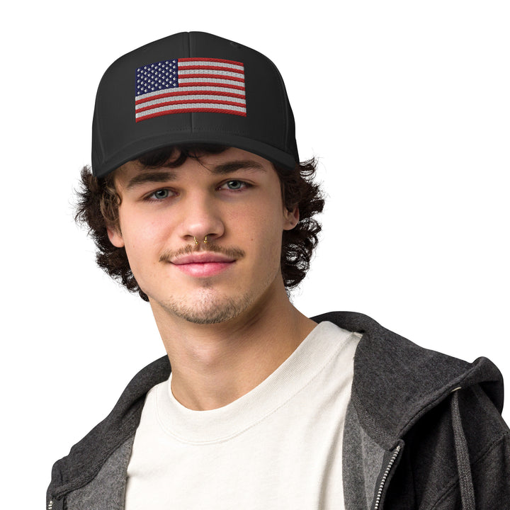 Adidas Performance Baseball Cap - Embroidered USA Flag