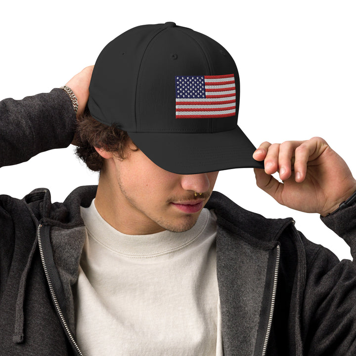 Adidas Performance Baseball Cap - Embroidered USA Flag