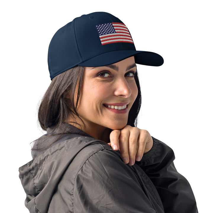 Adidas Performance Baseball Cap - Embroidered USA Flag