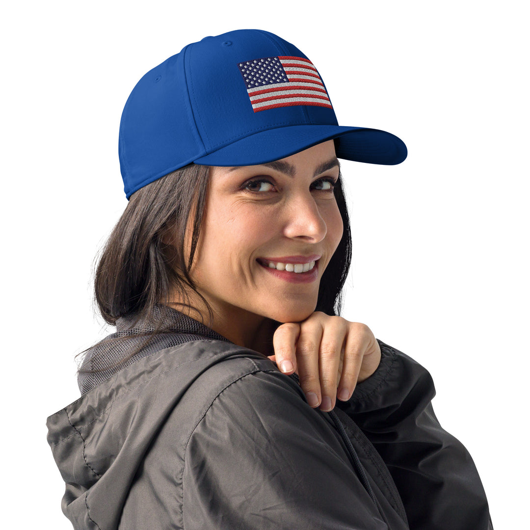 Adidas Performance Baseball Cap - Embroidered USA Flag