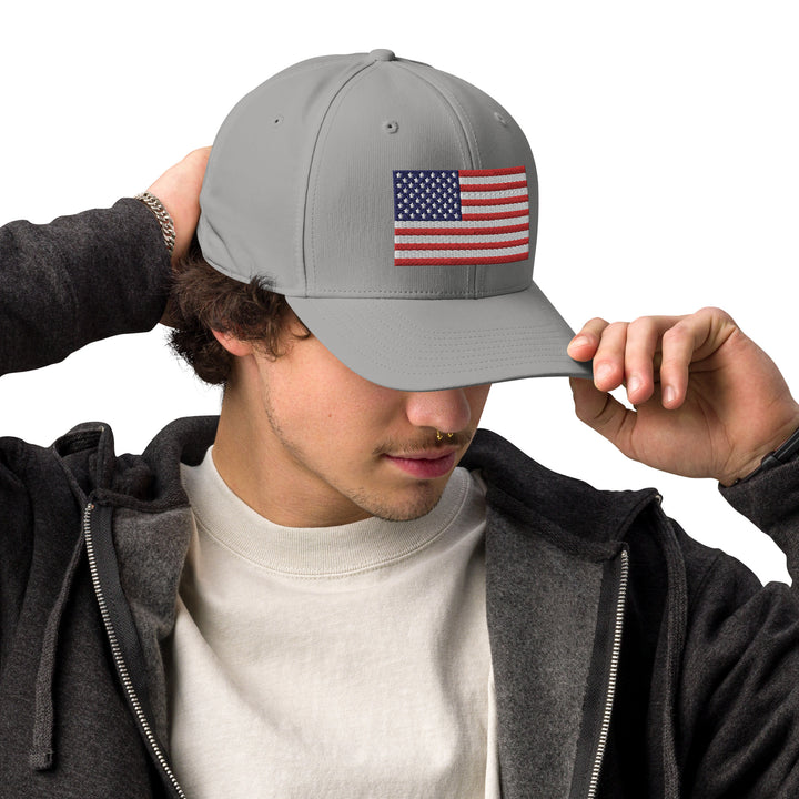 Adidas Performance Baseball Cap - Embroidered USA Flag