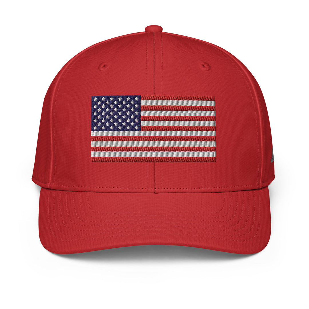 Adidas Performance Baseball Cap - Embroidered USA Flag