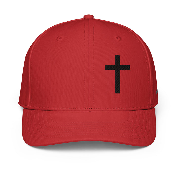 Adidas Performance Baseball Cap - Embroidered 3-D Puff Christian Cross