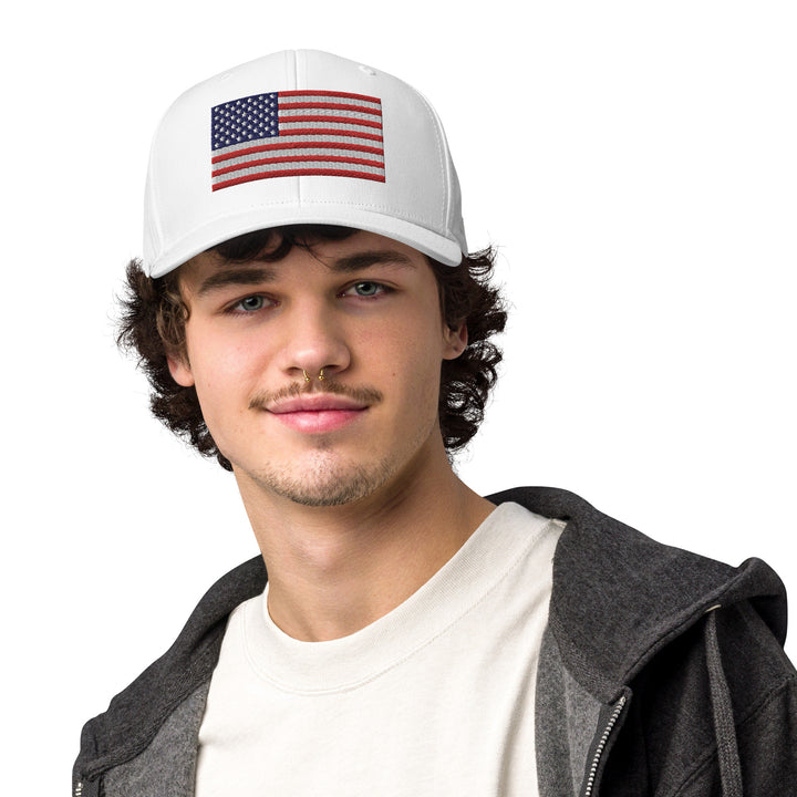 Adidas Performance Baseball Cap - Embroidered USA Flag