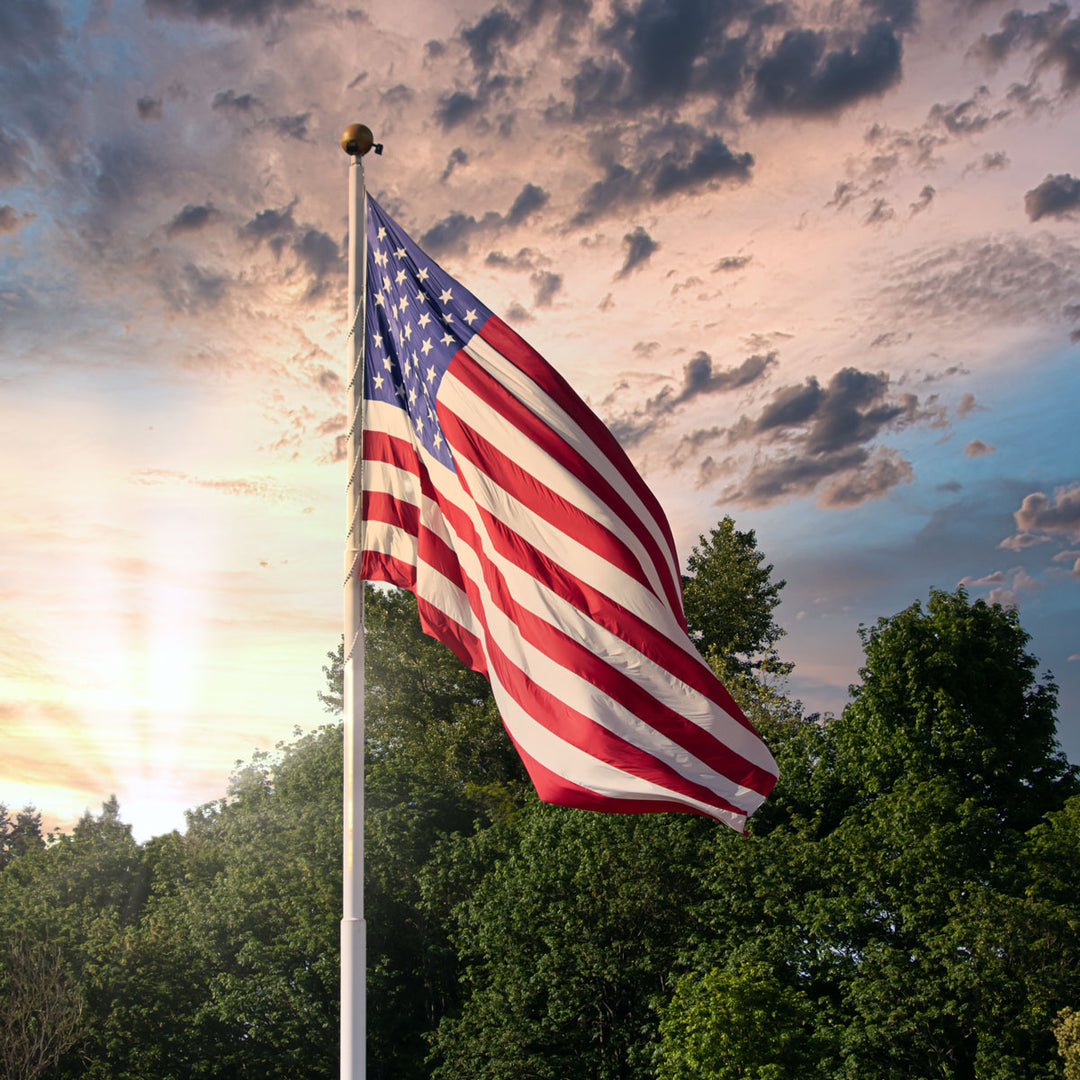 American Flag and Flagpole