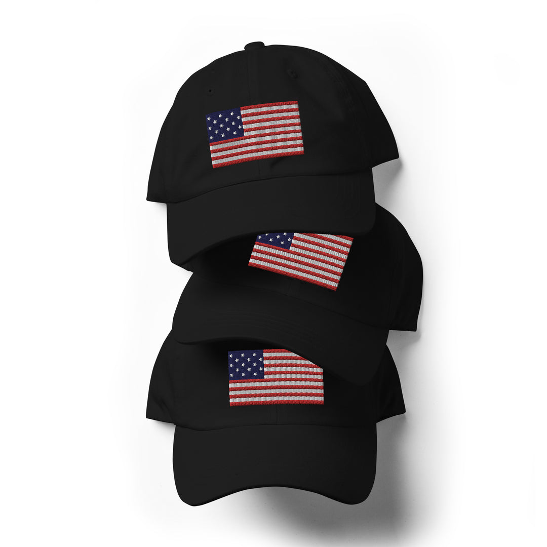 Dad Hat - Star Spangled Banner Flag (Embroidered Flag)