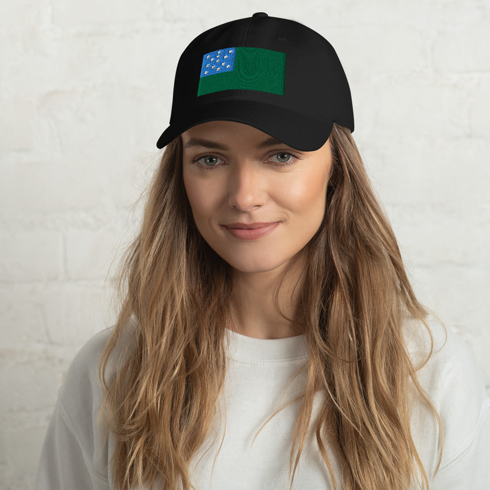 Dad Hat - Green Mountain Boys Flag (Embroidered Flag)