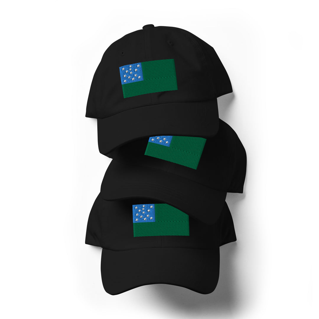 Dad Hat - Green Mountain Boys Flag (Embroidered Flag)