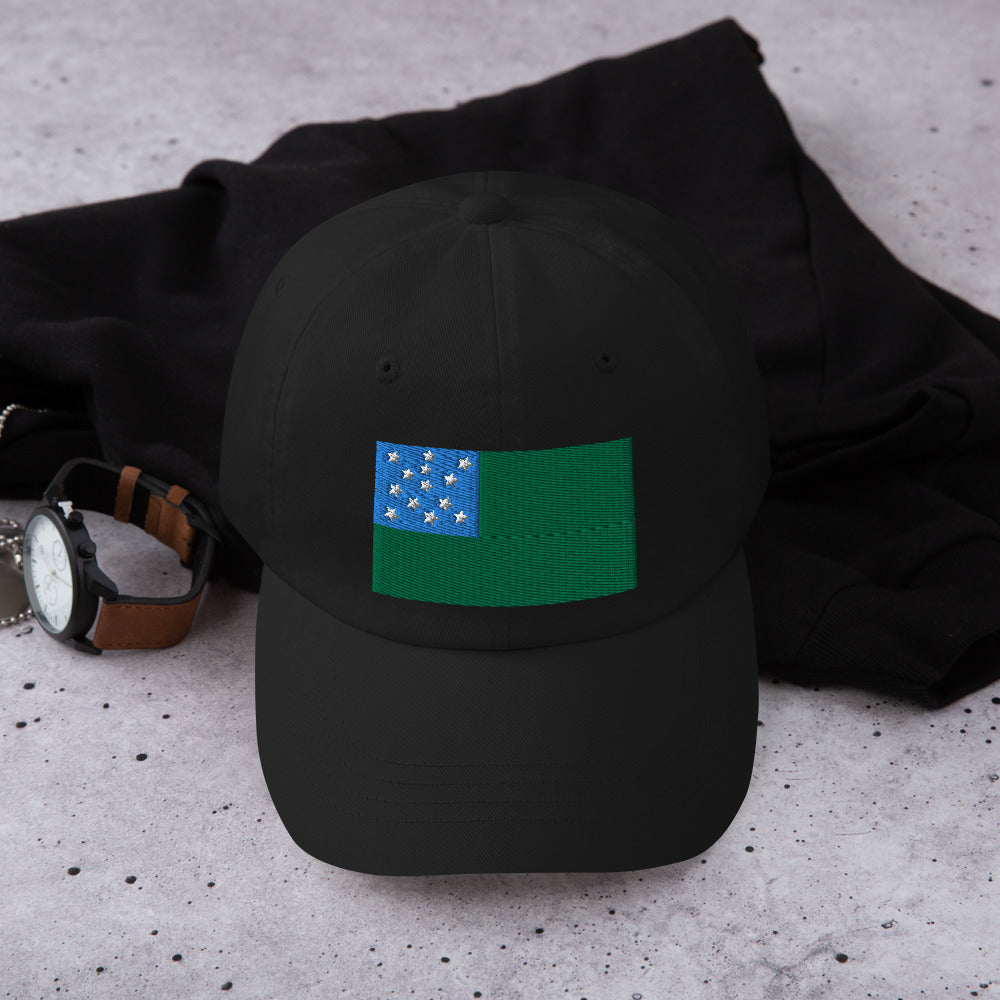 Dad Hat - Green Mountain Boys Flag (Embroidered Flag)