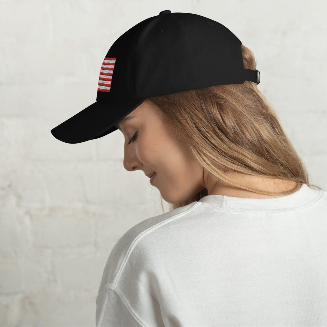 Dad Hat - Betsy Ross Flag (Embroidered Flag)