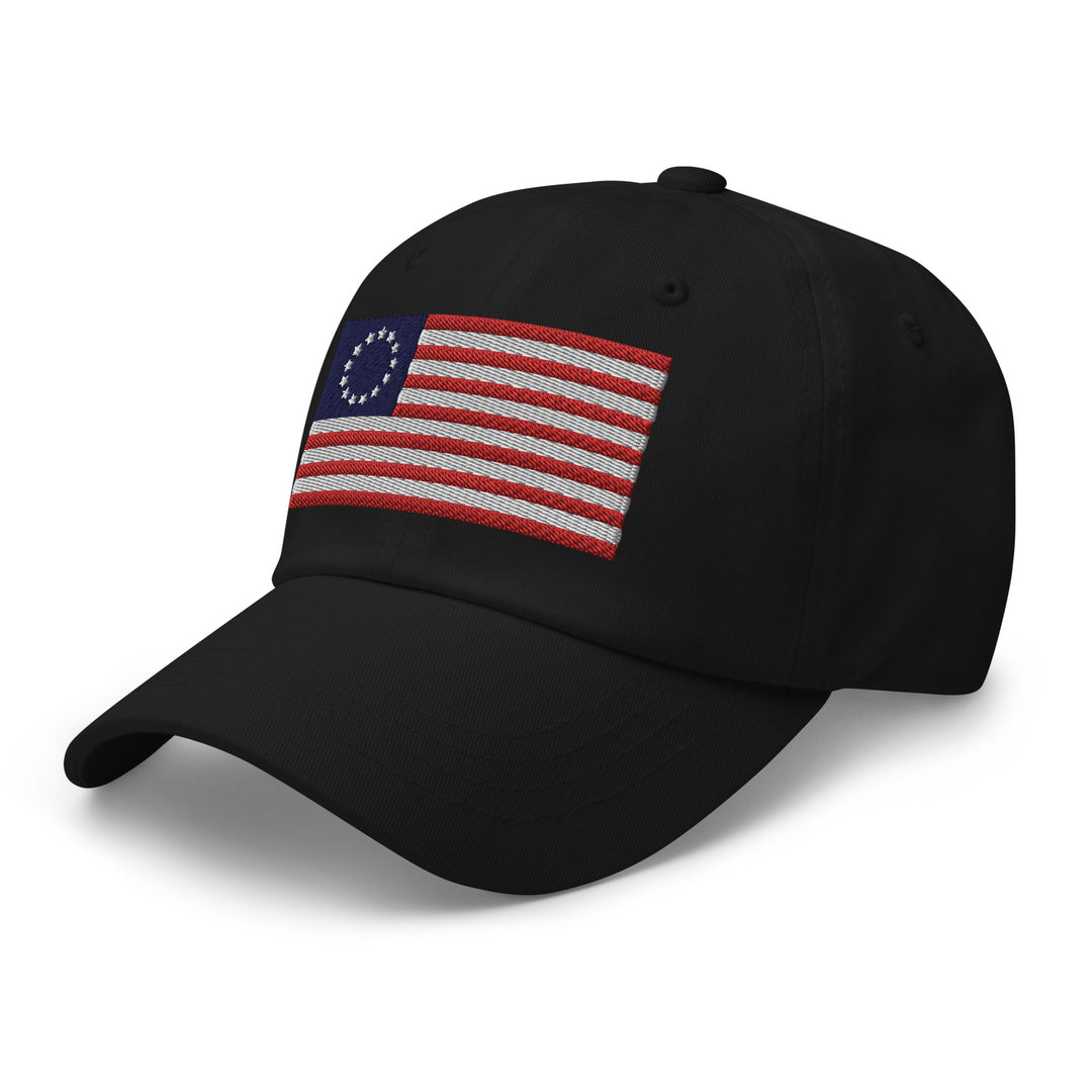 Dad Hat - Betsy Ross Flag (Embroidered Flag)