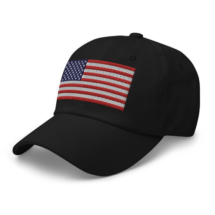 Dad Hat - American Flag (Embroidered Flag)