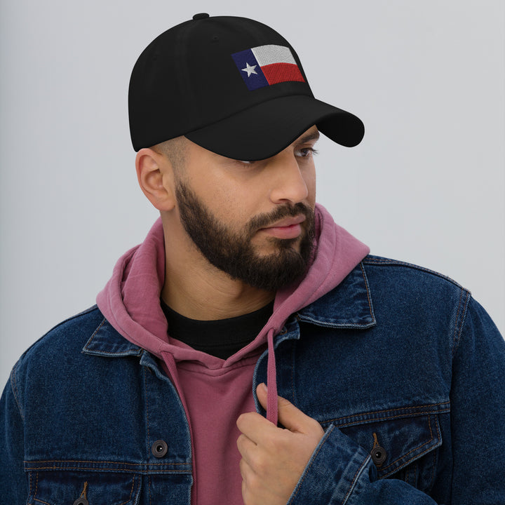 Dad Hat - Texas State Flag (Embroidered Flag)