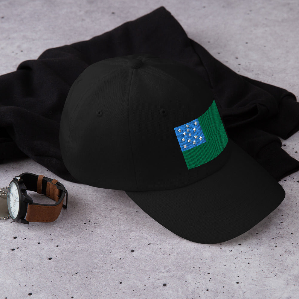 Dad Hat - Green Mountain Boys Flag (Embroidered Flag)