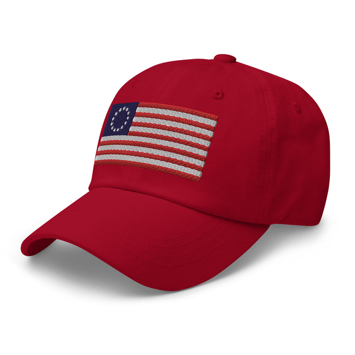 Dad Hat - Betsy Ross Flag (Embroidered Flag)