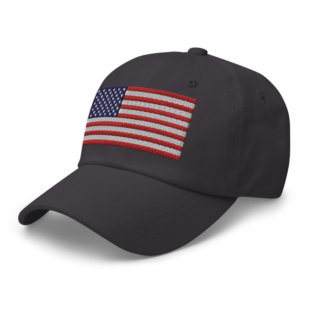 Dad Hat - American Flag (Embroidered Flag)