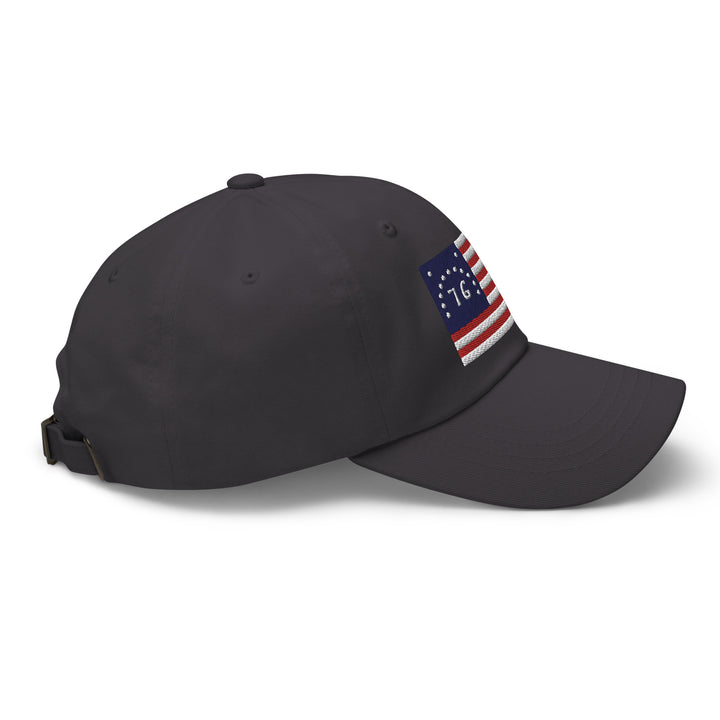 Dad Hat - Bennington Flag "1776" (Embroidered Flag)