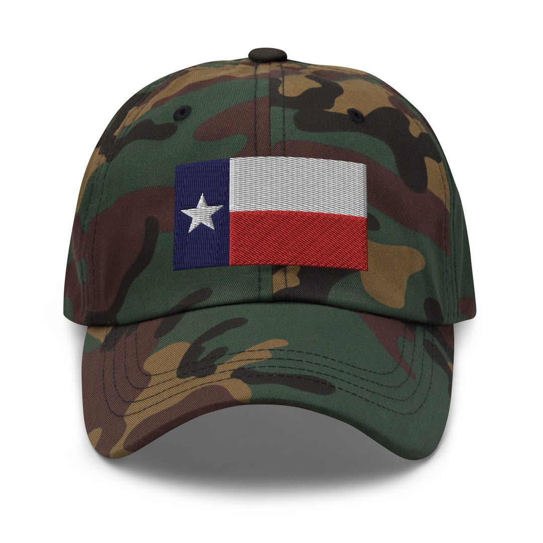 Dad Hat - Texas State Flag (Embroidered Flag)