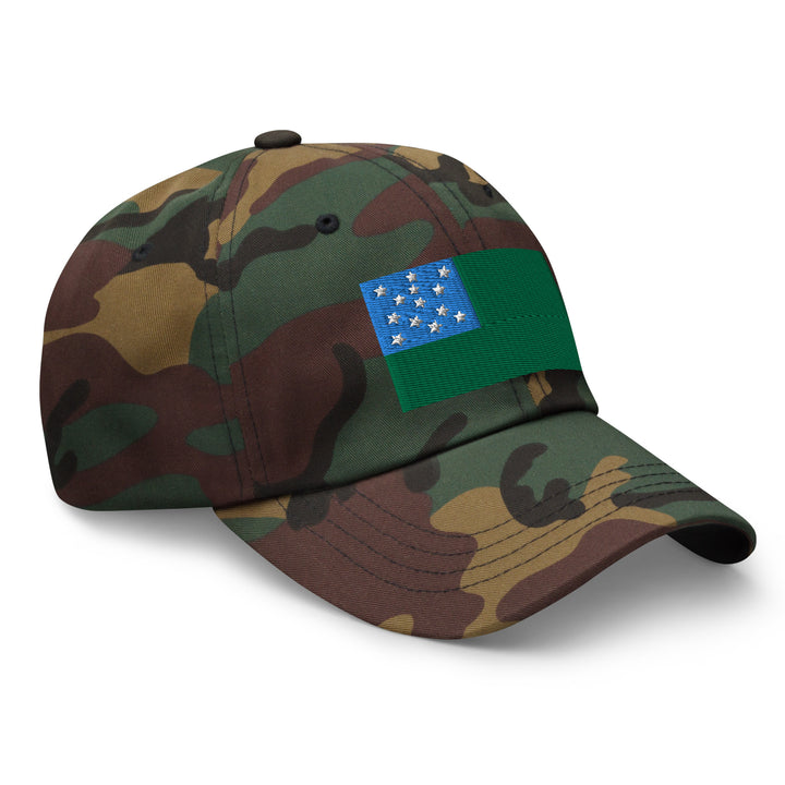 Dad Hat - Green Mountain Boys Flag (Embroidered Flag)