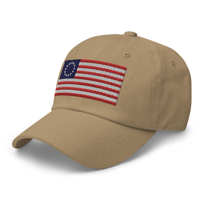 Dad Hat - Betsy Ross Flag (Embroidered Flag)