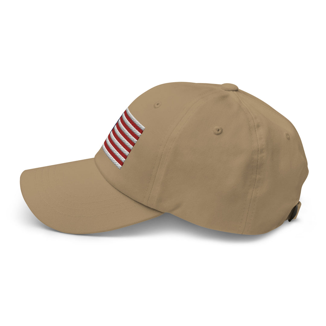 Dad Hat - Bennington Flag "1776" (Embroidered Flag)