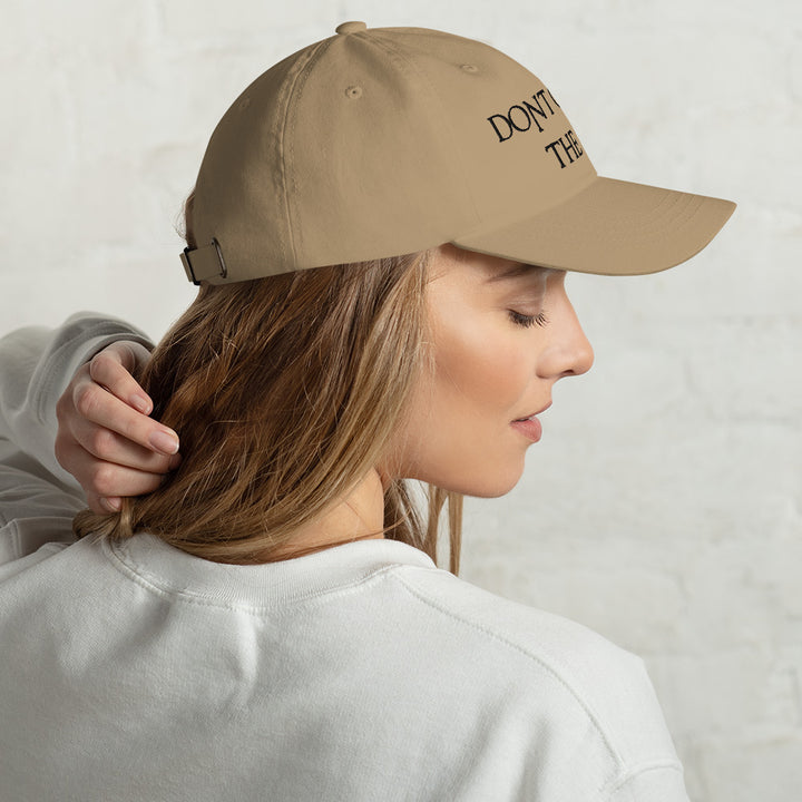 Dad Hat - Dont Give Up The Ship (Black Embroidered)