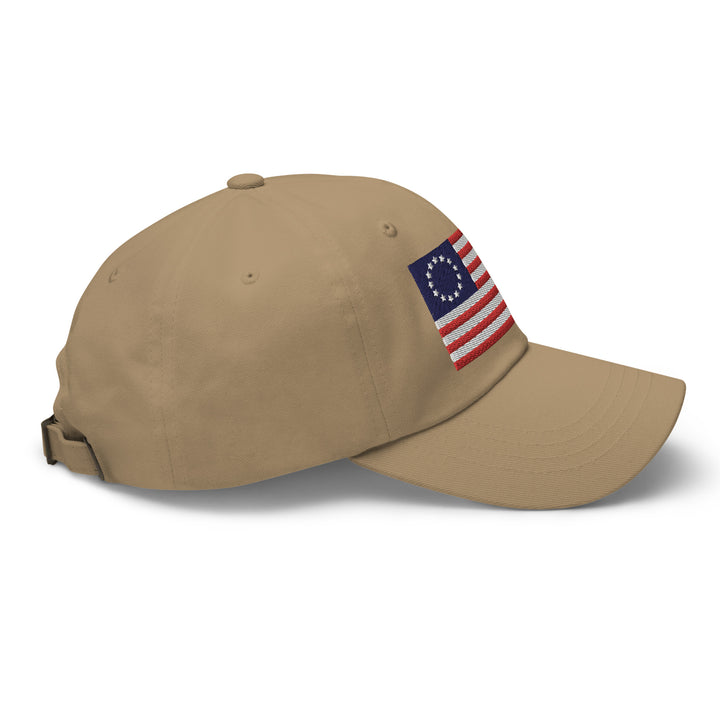 Dad Hat - Betsy Ross Flag (Embroidered Flag)