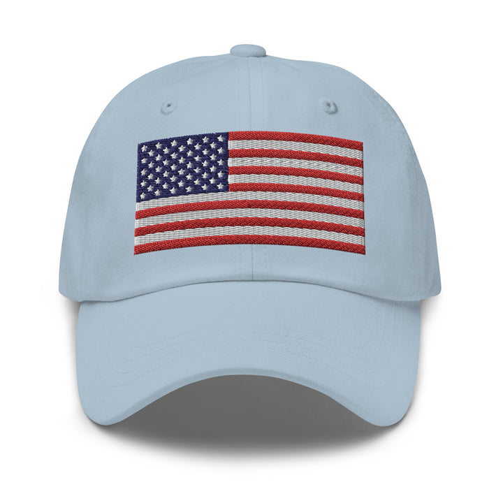 Dad Hat - American Flag (Embroidered Flag)